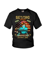 Sewing is Not A Hobby It's A 2020 Survival Skill Youth T-Shirt tile