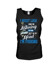 I Might Look Like I'm Listening to you Unisex Tank thumbnail