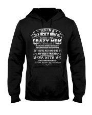 Lucky Son Have A Crazy Mom I'm Proud Of It Family Hooded Sweatshirt tile