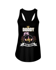 Daddy Of The Birthday Princess Floral Unicorn Ladies Flowy Tank tile