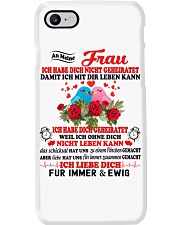 AN MEINE FRAU - FUR IMMER UND EWIG Phone Case tile