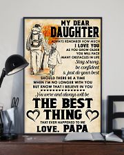 MY DEAR DAUGHTER - LOVE PAPA 11x17 Poster lifestyle-poster-2