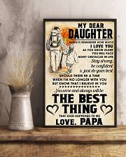 MY DEAR DAUGHTER - LOVE PAPA 11x17 Poster lifestyle-poster-3