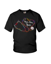 Colorful Smoke Heart Stethoscope Med-Surg Nurse Youth T-Shirt thumbnail