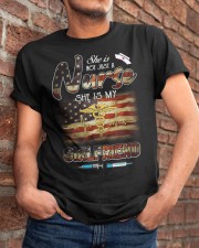 She is Not Just A Nurse She is My Girlfriend Classic T-Shirt apparel-classic-tshirt-lifestyle-26