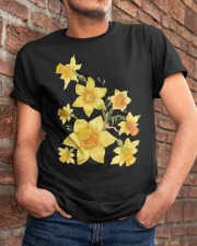 Beautiful Daffodils Flower Tee Spring Design Classic T-Shirt apparel-classic-tshirt-lifestyle-26