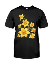 Beautiful Daffodils Flower Tee Spring Design Classic T-Shirt front