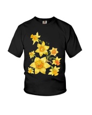 Beautiful Daffodils Flower Tee Spring Design Youth T-Shirt thumbnail