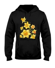 Beautiful Daffodils Flower Tee Spring Design Hooded Sweatshirt thumbnail