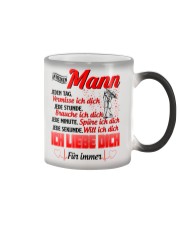 AN MEINEN MANN - ICH LIEBE DICH Color Changing Mug color-changing-right