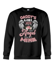 Daddy's Girl I Used To Be His Angel Fathers Day Crewneck Sweatshirt tile