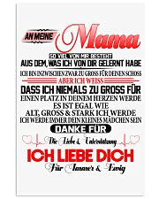 AN MEINE MAMA Vertical Poster tile