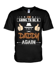 I'm Going To Be A Daddy Again Fathers Day V-Neck T-Shirt tile