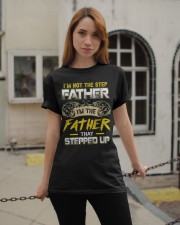 Lucky Son- Raised by A Freaking Awesome Mom Family Classic T-Shirt apparel-classic-tshirt-lifestyle-19