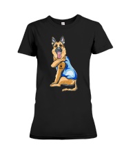 German shepherd mom Premium Fit Ladies Tee tile