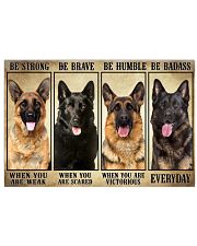 German Shepherd Be Badass 17x11 Poster front