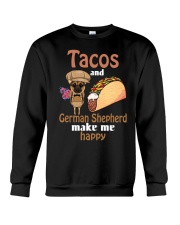 German Shepherd and Tacos Crewneck Sweatshirt tile