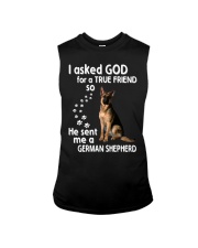 Asked god for true friend Sleeveless Tee tile