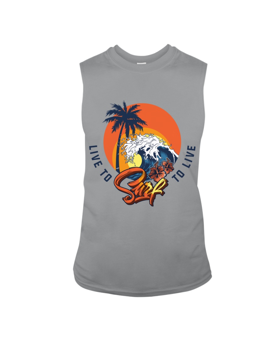 Live To Surf Surf To Live Classic T-shirt Sleeveless Tee