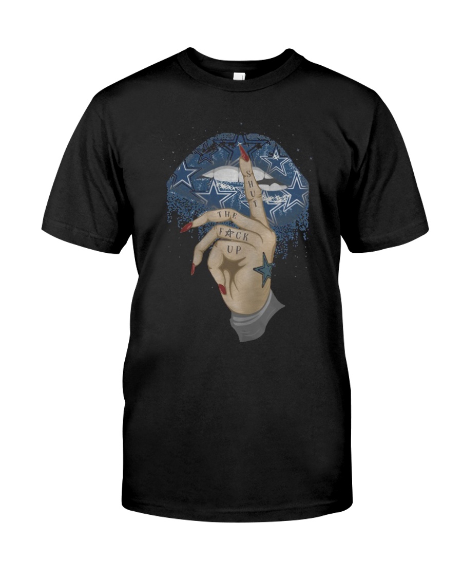 Cowboy lips Shut the fuck up shirt Classic T-Shirt