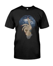 Cowboy lips Shut the fuck up shirt Classic T-Shirt front