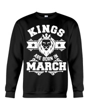 Kings are born in march t-shirts Crewneck Sweatshirt thumbnail