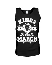 Kings are born in march t-shirts Unisex Tank thumbnail