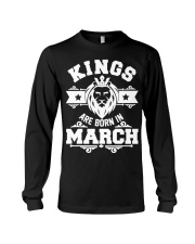 Kings are born in march t-shirts Long Sleeve Tee thumbnail