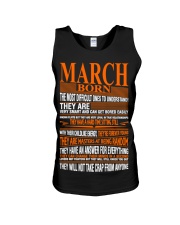 march born they will not take crap anyone Unisex Tank tile