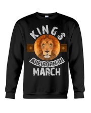 Kings are born in march t-shirts Crewneck Sweatshirt thumbnail