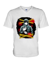 Here kill covid V-Neck T-Shirt thumbnail