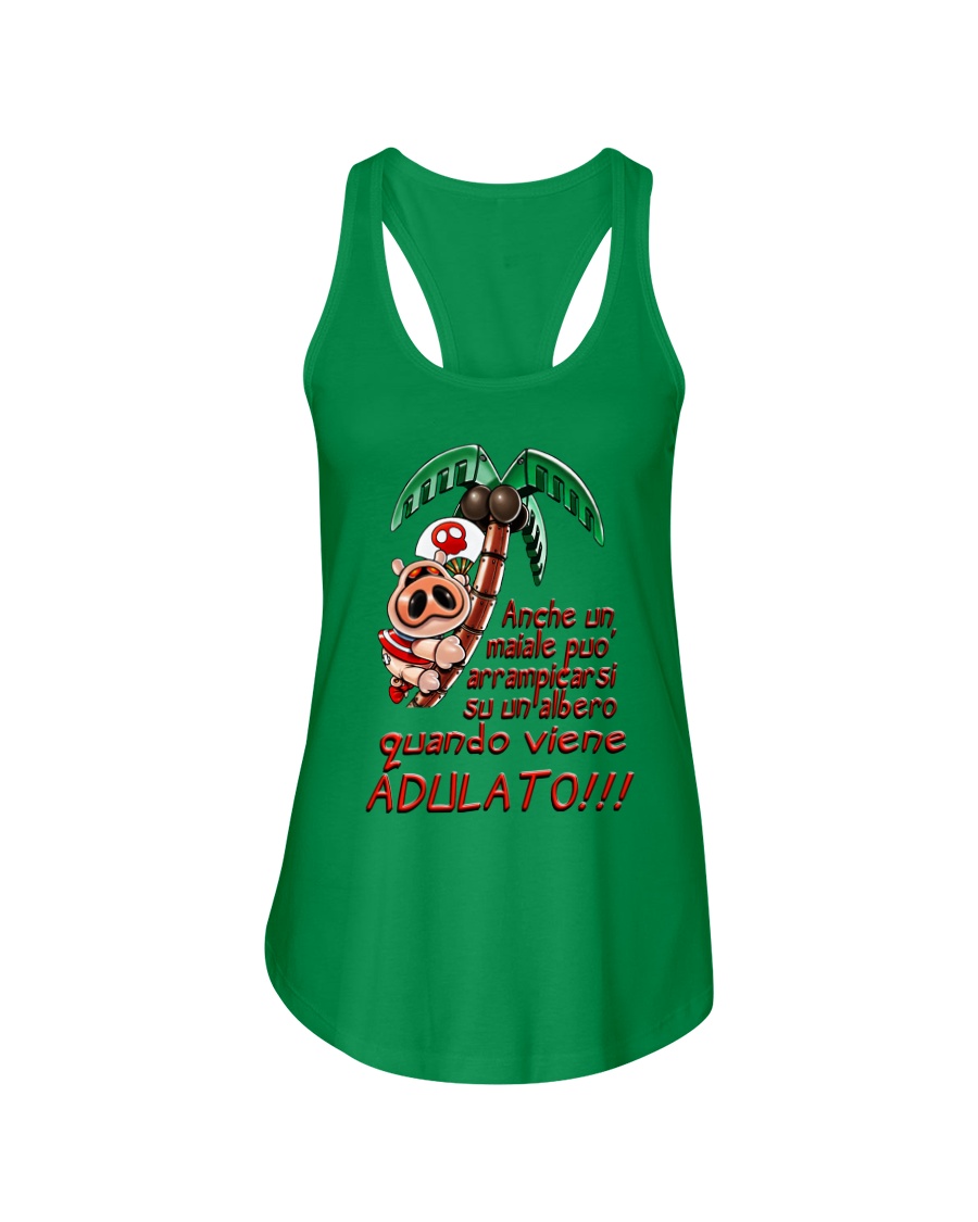 Maiale adulato - Yattaman Shirts and Bags Ladies Flowy Tank