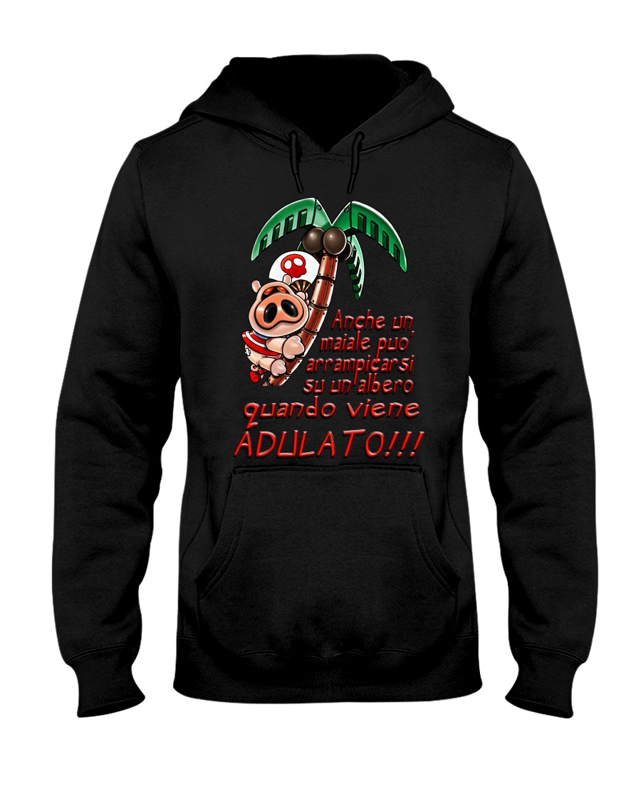 Maiale adulato - Yattaman Shirts and Bags Hooded Sweatshirt