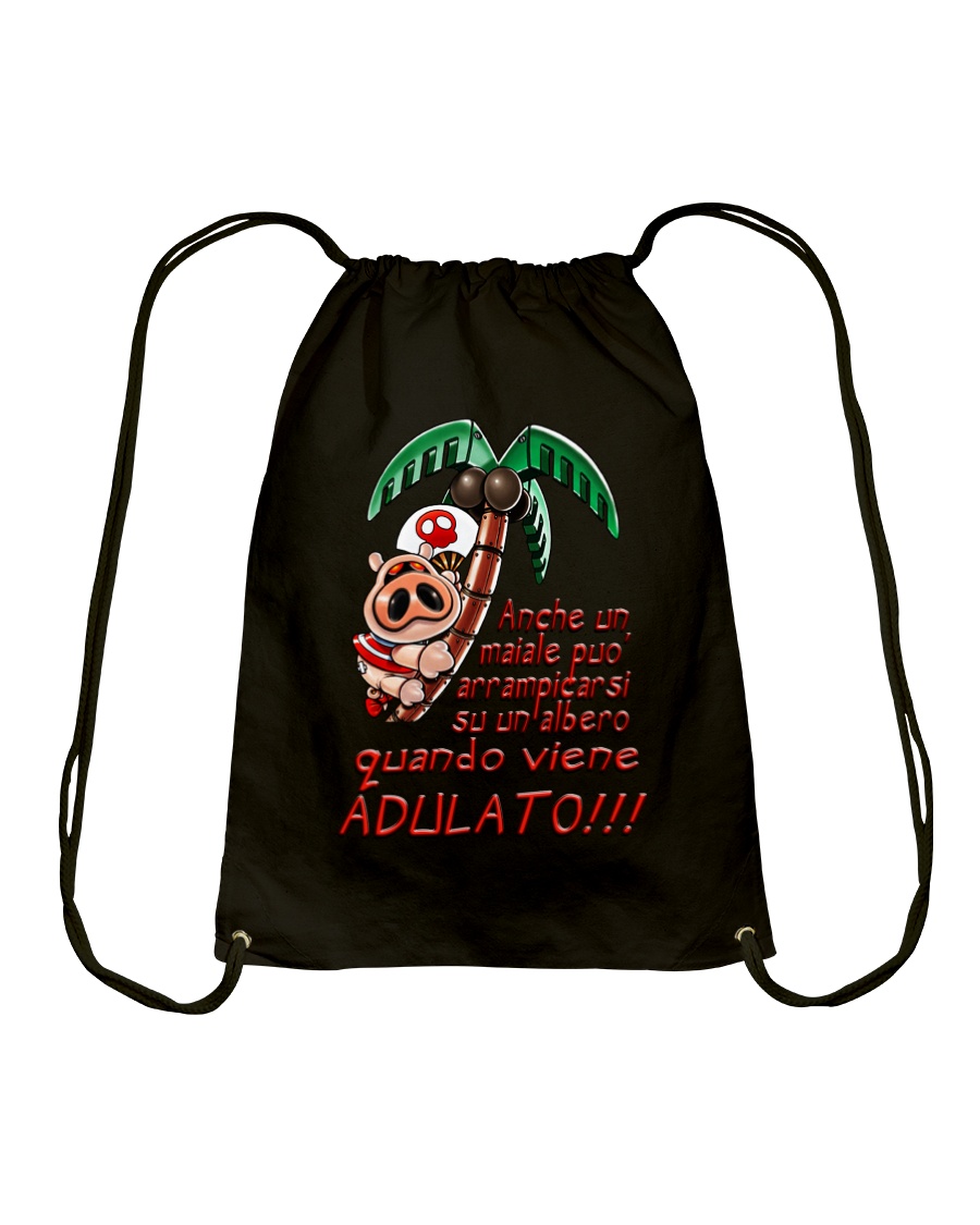 Maiale adulato - Yattaman Shirts and Bags Drawstring Bag