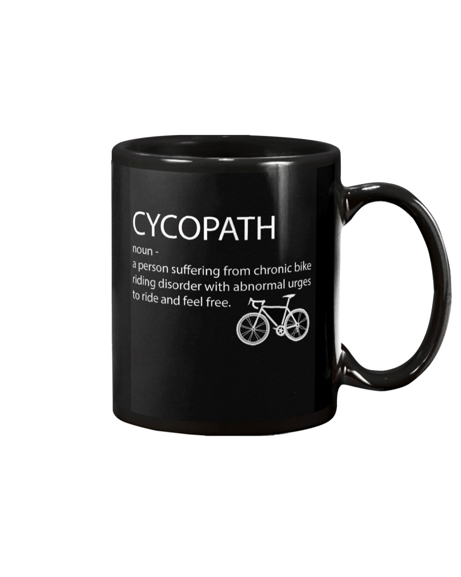 Cycling Funny Design - Cycopath Noun Mug