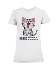 Women's Funny Patriotic American Flag Tanks Shirt Premium Fit Ladies Tee thumbnail