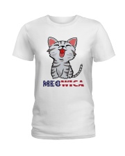 Women's Funny Patriotic American Flag Tanks Shirt Ladies T-Shirt thumbnail