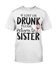If lost or drunk-white Classic T-Shirt thumbnail