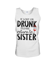 If lost or drunk-white Unisex Tank thumbnail