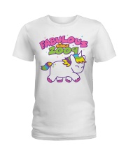 Fabulous Since 2009 Birthday Unicorn T-Shirt Ladies T-Shirt thumbnail