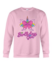 Cute Birthday Girl Unicorn T-Shirt Crewneck Sweatshirt thumbnail