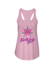 Cute Birthday Girl Unicorn T-Shirt Ladies Flowy Tank thumbnail