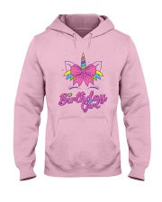 Cute Birthday Girl Unicorn T-Shirt Hooded Sweatshirt thumbnail