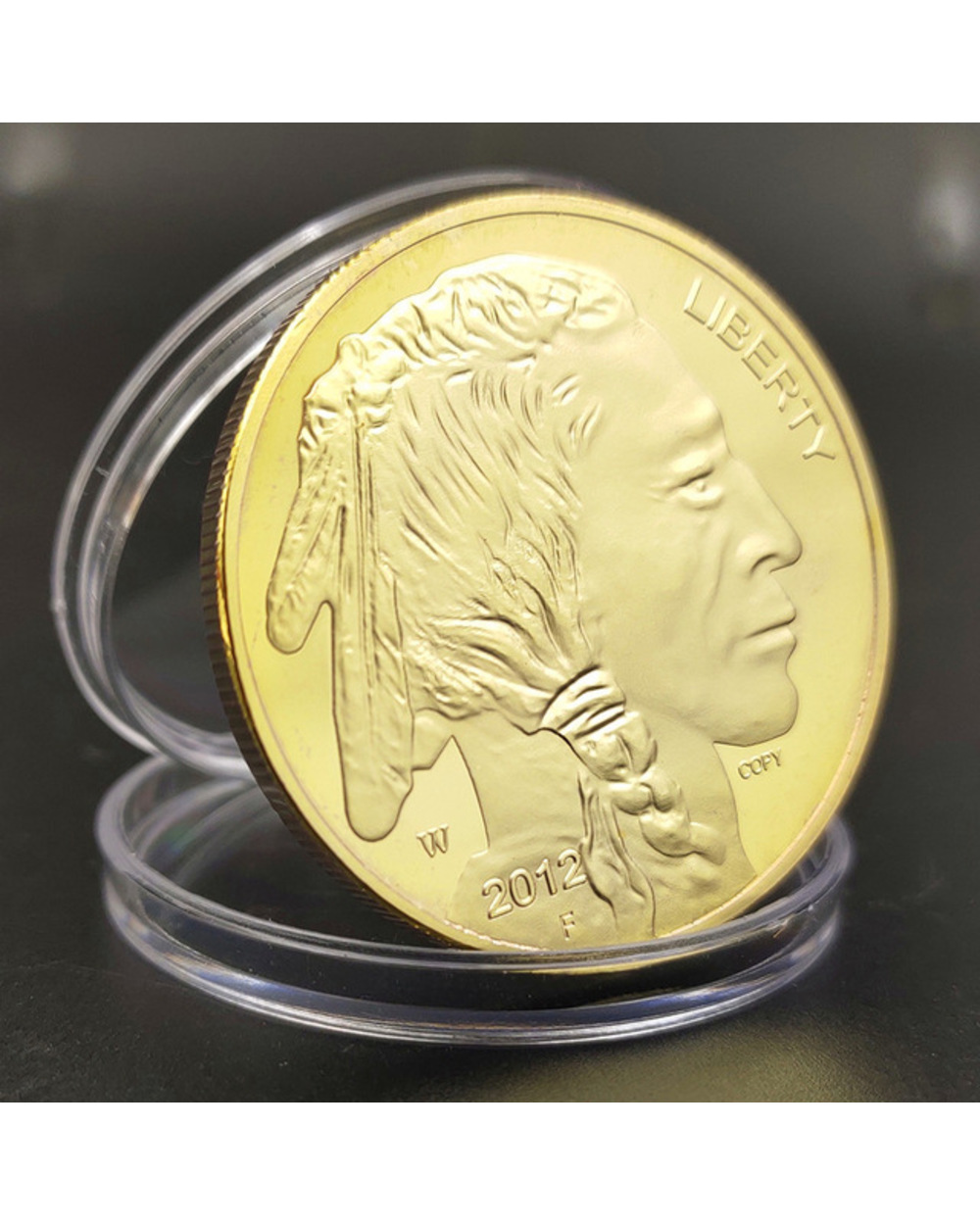 Buffalo Tribute Proof Coin template