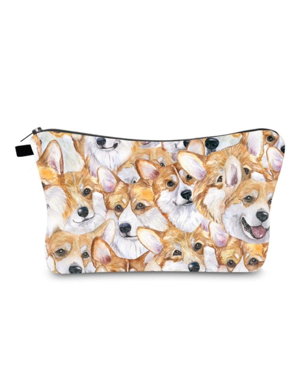 Corgi printing Waterproof Cosmetic Bag small makeup bag template