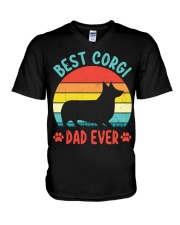 Tshirt design for Corgi Dog lover V-Neck T-Shirt tile