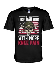 Vet BOD Like Dad BOD V-Neck T-Shirt tile
