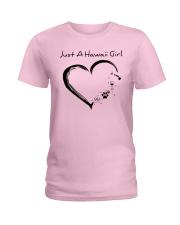Just A Hawaii Girl Ladies T-Shirt tile