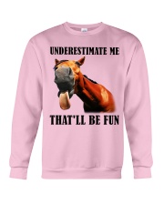 horse that'll be fun Crewneck Sweatshirt tile