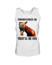 horse that'll be fun Unisex Tank tile